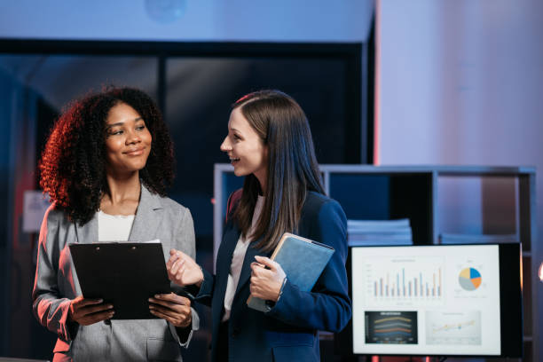 istock Project manager working and update tasks with milestones progress planning and professional investor working new start up project in the office. 1879250602