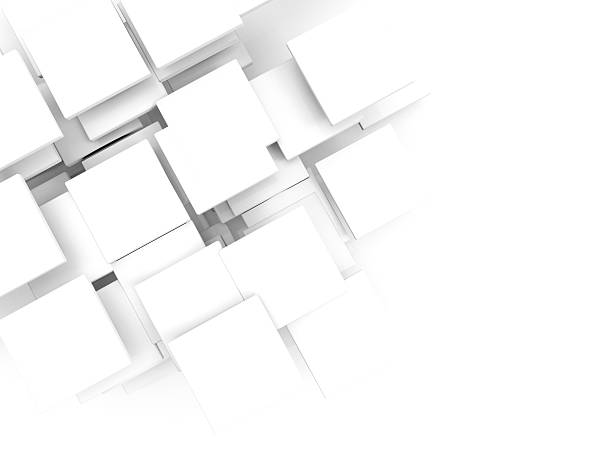 istock Paper square banner with drop shadows on white background. 187925088