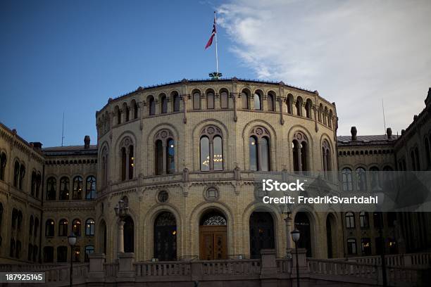 Parlament Norweski - zdjęcia stockowe i więcej obrazów Bez ludzi - Bez ludzi, Budynek parlamentu, Fotografika