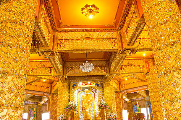 istock Art Thai style in  Wat Phra Mahathat Chedi Chaimongkol 187925623