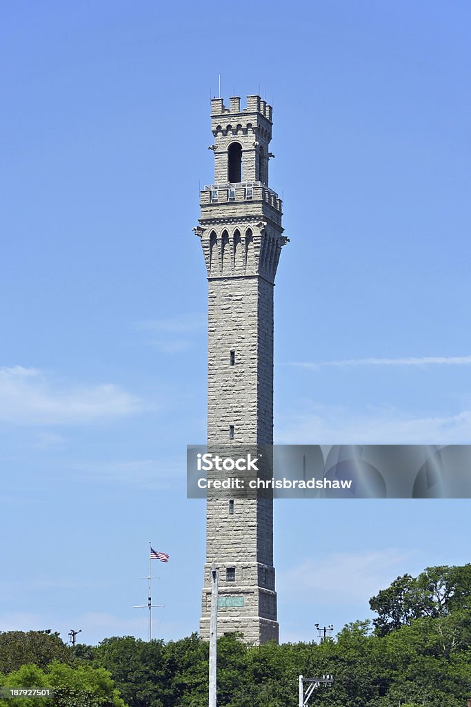 Pilgrim Monument 3 A view of the Pilgrim Monument in Provincetown, Massachusetts Architecture Stock Photo