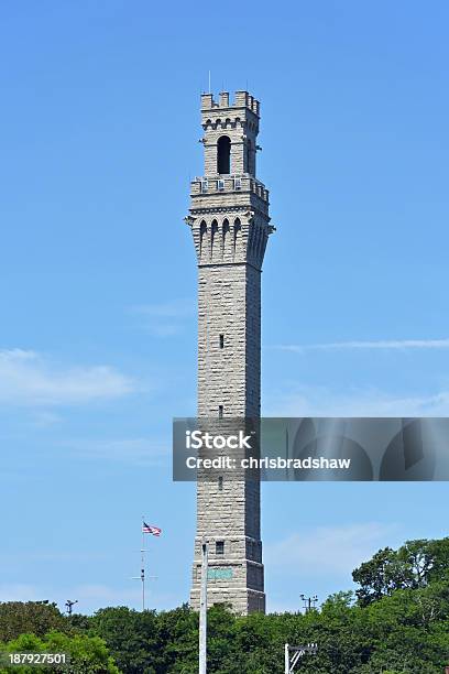 Pilgrim Monument 3 Stock Photo - Download Image Now - Architecture, Blue, Building Exterior