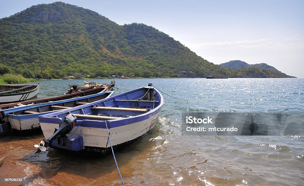 Monkey Bay, Boats on Lake Malawi Monkey Bay / Lusumbwe, Malawi: fishing boats - Lake Malawi, Nankumba Peninsula - photo by M.Torres Lake Malawi Stock Photo