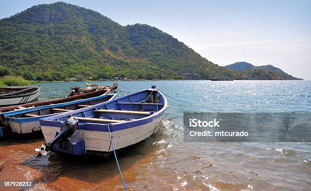 Monkey Bay Boats On Lake Malawi Stock Photo - Download Image Now - Lake Malawi, Malawi, Lake
