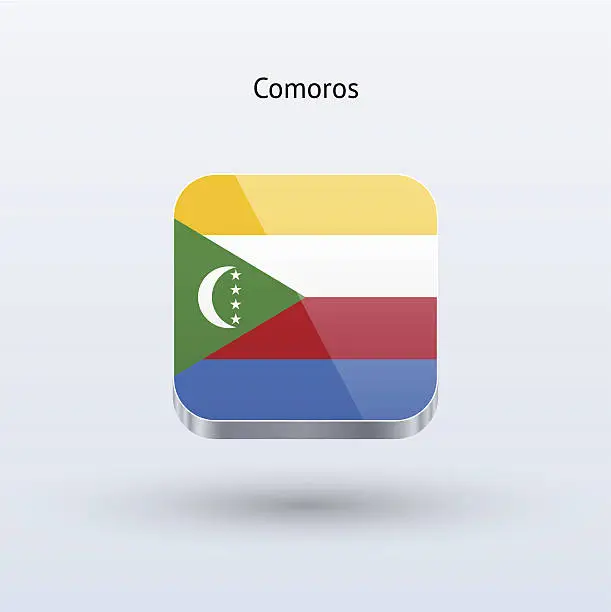 Vector illustration of Comoros Flag Icon