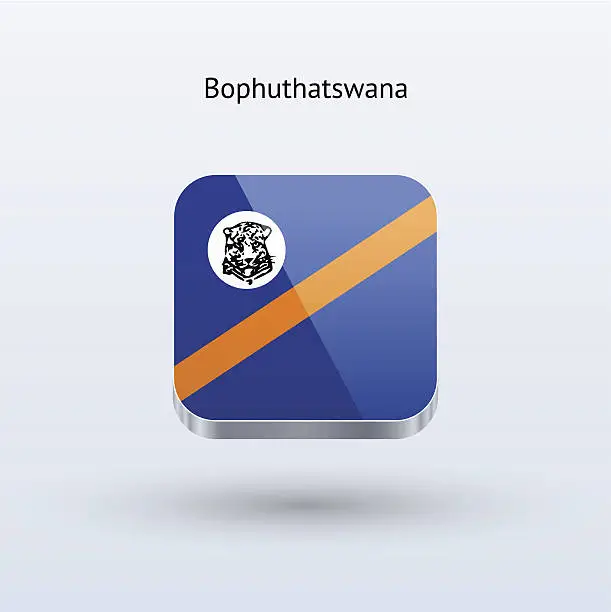 Vector illustration of Bophuthatswana Flag Icon