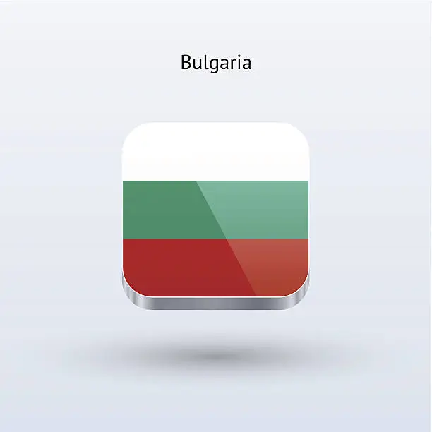 Vector illustration of Bulgaria Flag Icon