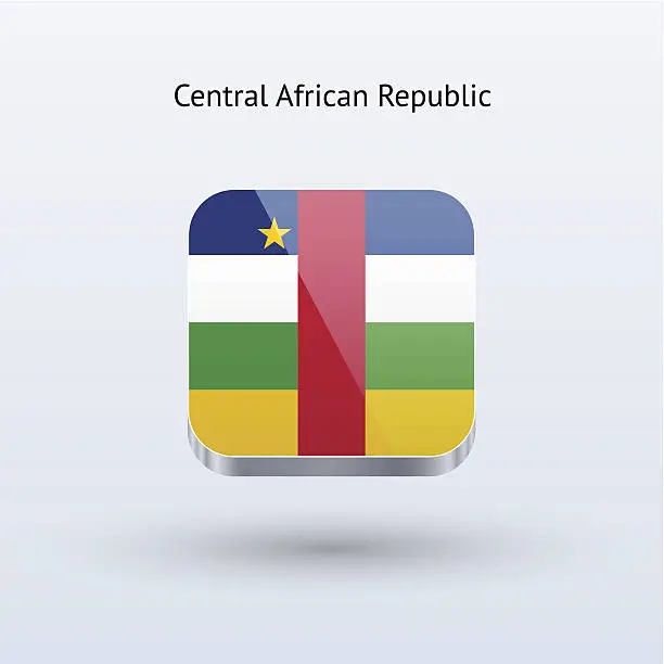 Vector illustration of Central African Republic Flag Icon