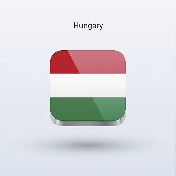 Vector illustration of Hungary Flag Icon