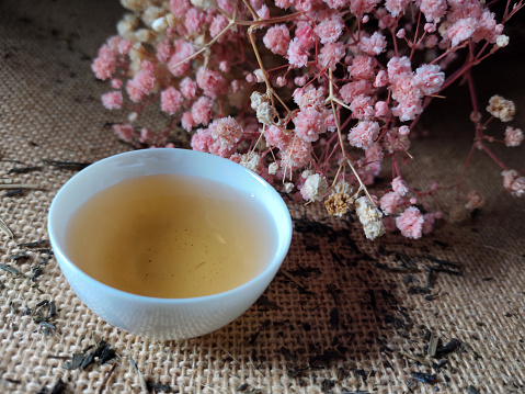 Portrait shot of chinese tea