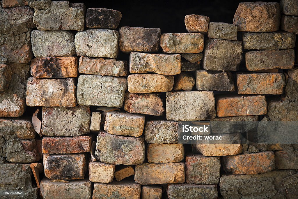 Vieux mur de briques - Photo de Antique libre de droits