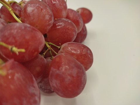 Portrait shot of grapes