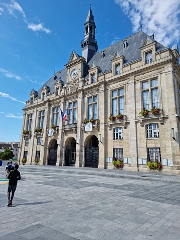 Chambord, France - June 7, 2014: The castle of Chambord is the largest of the Loire castles. It was built between 1519 and 1547 near a bend in the river Cosson, a tributary river of Beuvron which then throws itself into the Loire. It is located in the department Loir-et-Cher, 14 km north-east of Blois and about 6 km from the left bank of the Loire. In 1981 he was inscribed on the List of World Heritage sites by UNESCO, and are now covered with the whole Loire Valley.