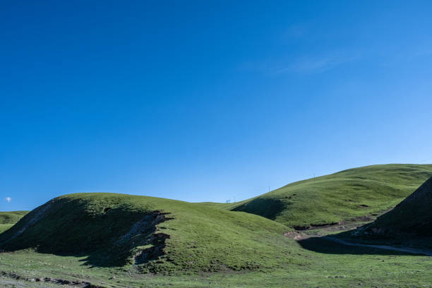 istock The plateau meadows and mountains under clear sky 1879320412
