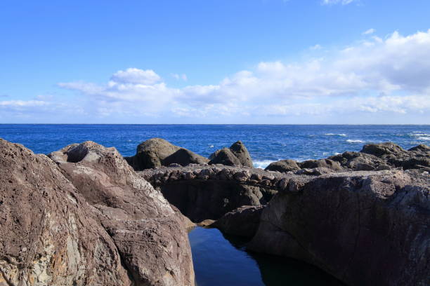 istock Cape Muroto, A small bridge on the coast (Muroto City, Kochi Prefecture) 1879327627