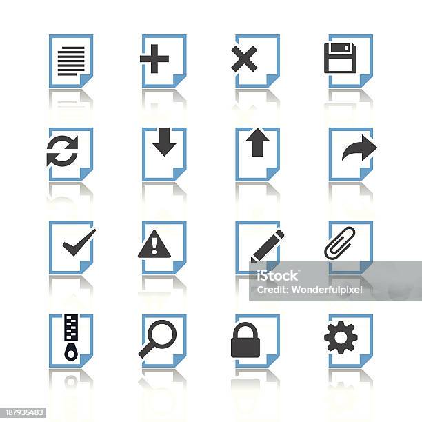 Documento Iconetema Di Riflessione - Immagini vettoriali stock e altre immagini di Aggiornamento - Comunicazione - Aggiornamento - Comunicazione, Allerta, Ambientazione