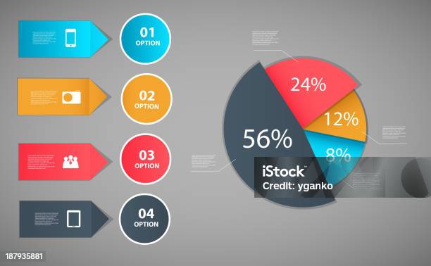 Modèles Dinfographie Pour Affaires Vecteur Illustration Vecteurs libres de droits et plus d'images vectorielles de Abstrait