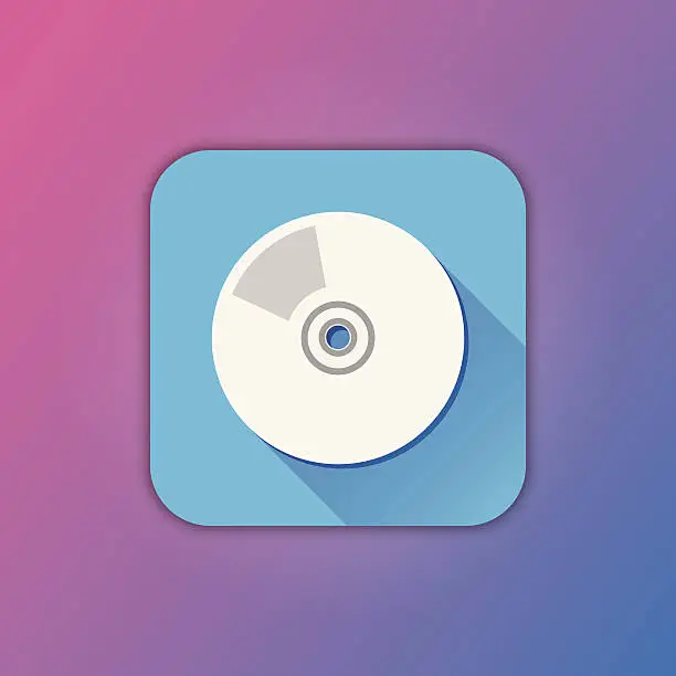 Vector illustration of Vector Compact Disk