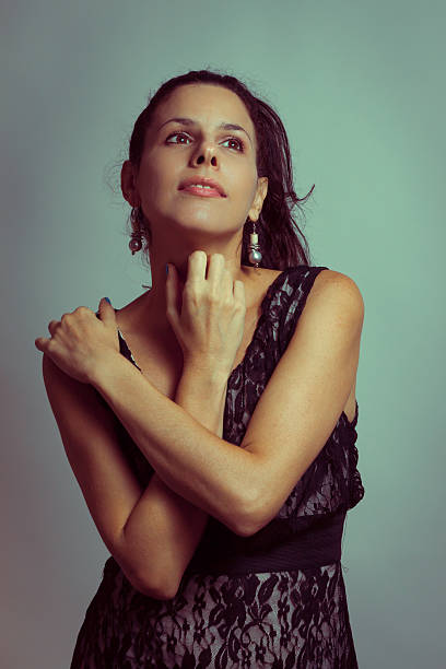 istock Portrait of a beautiful brunette 187937591