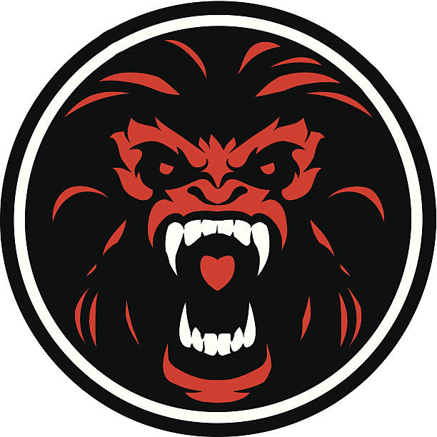 Angry Animal Symbol Stock Illustration - Download Image Now - Gorilla, Ape,  Logo - iStock