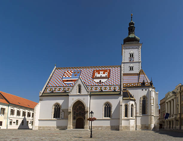 istock Church St Mark, Zagreb, Croatia 187940784