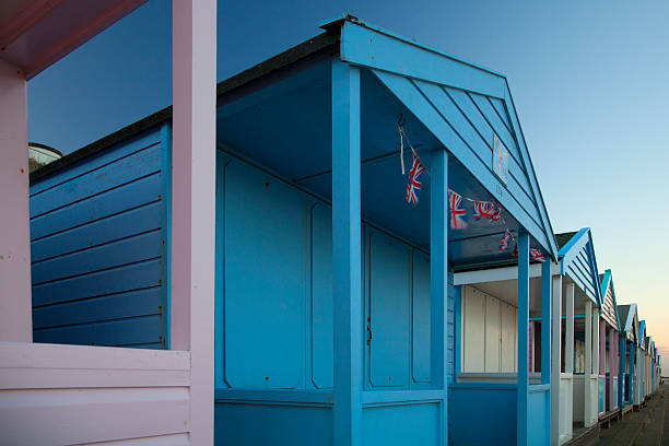 istock Colorful Beach huts in Southwold UK 187940902
