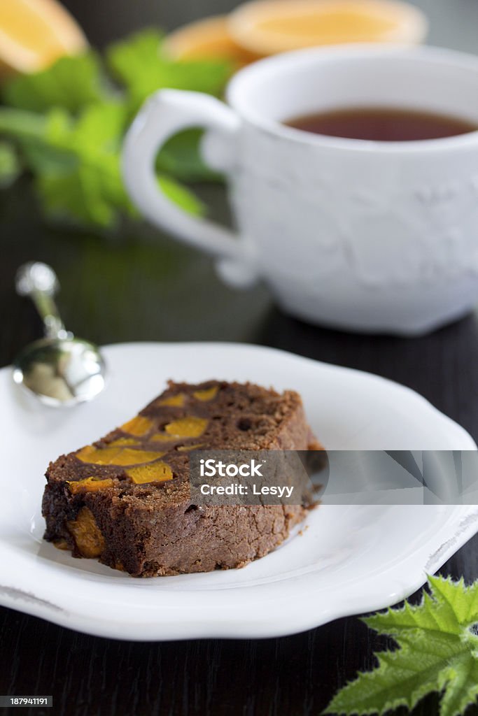 Bolo de Chocolate com Abóbora. - Royalty-free Abóbora-Menina - Cucúrbita Foto de stock