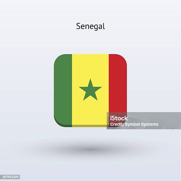 Ícone De Bandeira Do Senegal - Arte vetorial de stock e mais imagens de Bandeira - Bandeira, Bandeira Nacional, Clip Art