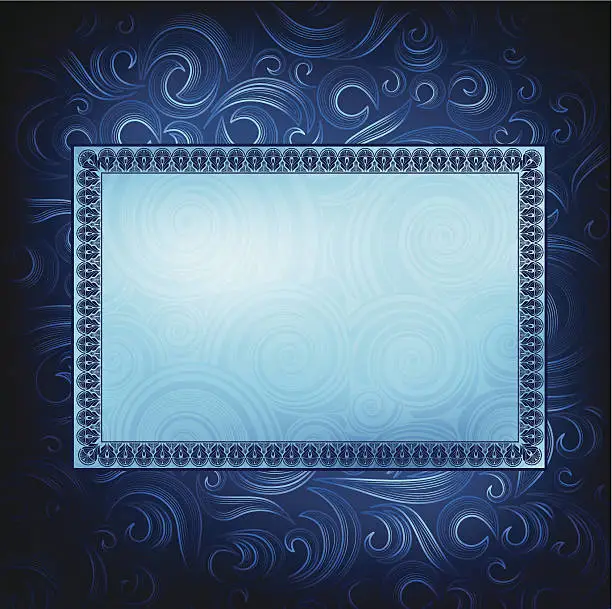 Vector illustration of ornamented frames