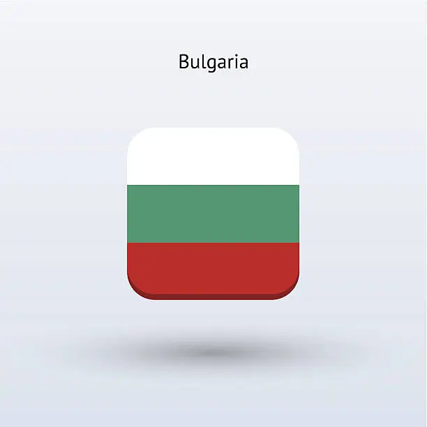 Vector illustration of Bulgaria Flag Icon