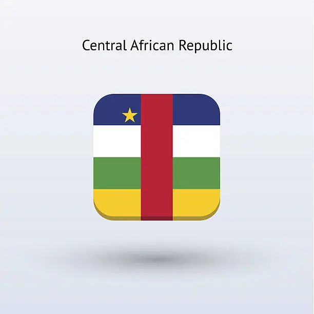 Vector illustration of Central African Republic Flag Icon