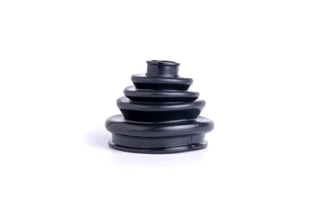 istock Car CV joint. Drive shaft connection on black background. New constant velocity joints. 1879485192