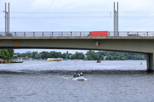 boat trip in potsdam - babelsberg стоковые фото и изображения