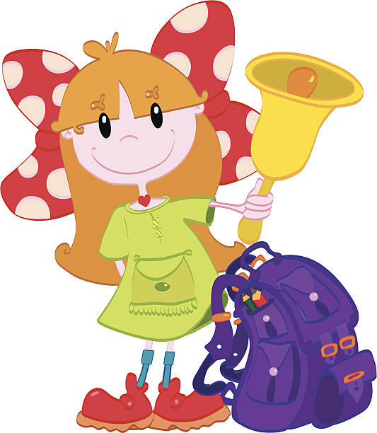 Bell Ringing Girls 80+ Girl Ringing Bell Stock Illustrations, Royalty-Free Vector Graphics ...