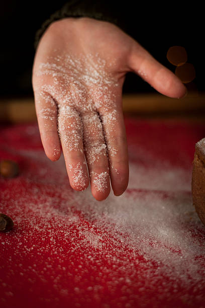 istock Cleaning Hands after Baking Detail 187954827