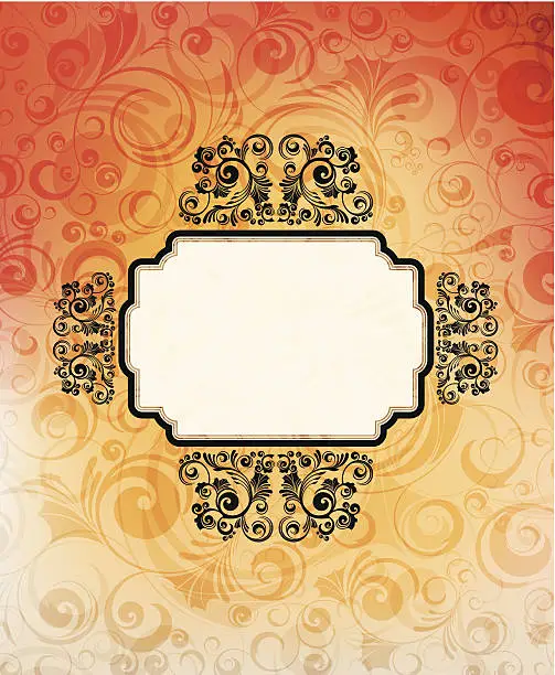 Vector illustration of ornamented background