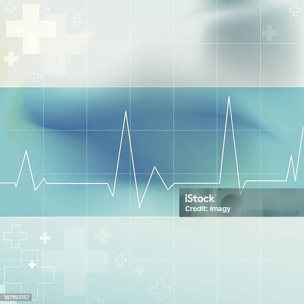 Elektrokardiogram Graphic - Stockowe grafiki wektorowe i więcej obrazów Badanie pulsu - Badanie pulsu, Analizować, Badanie lekarskie