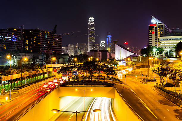 istock Hong Kong city at night. 187955458