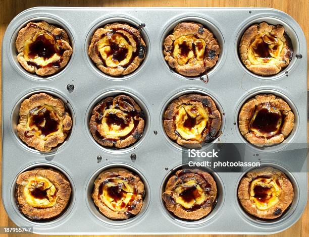 Belem Pasteis Stock Photo - Download Image Now - Baked, Baked Pastry Item, Bakery