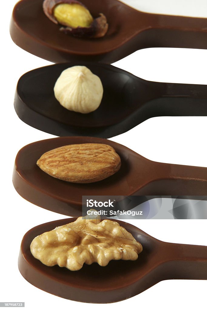 Chocolate Almond Stock Photo