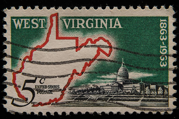 istock West Virginia U.S. Postage Stamp 187959161