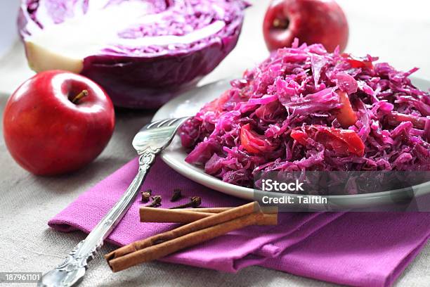 Spicy Red Cabbage Stew Stock Photo - Download Image Now - Kale, Scotch Whiskey, Stew