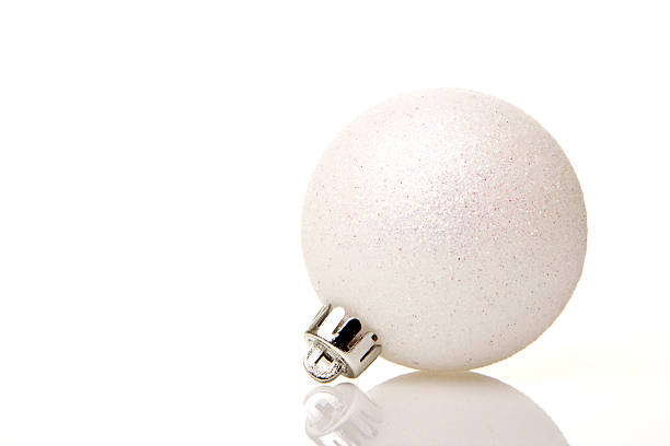 Christmas, Christmas ball white
