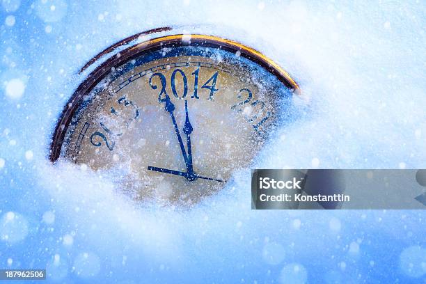 Art 2014 New Years Eve Stock Photo - Download Image Now - 2014, Celebration, Clock
