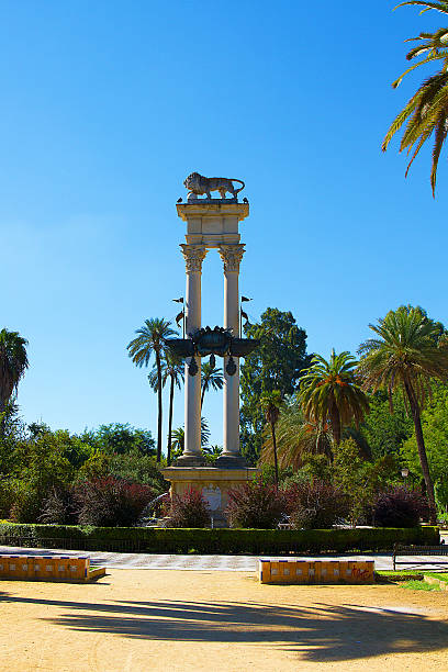 istock Statue of lino in Murillo gardens. 187963228