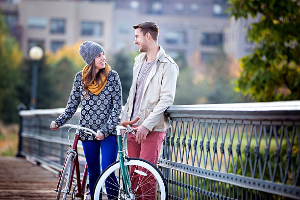 istock Young Couple In The Park 187963349