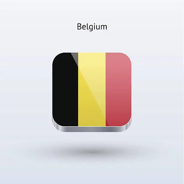 Vector illustration of Belgium Flag Icon