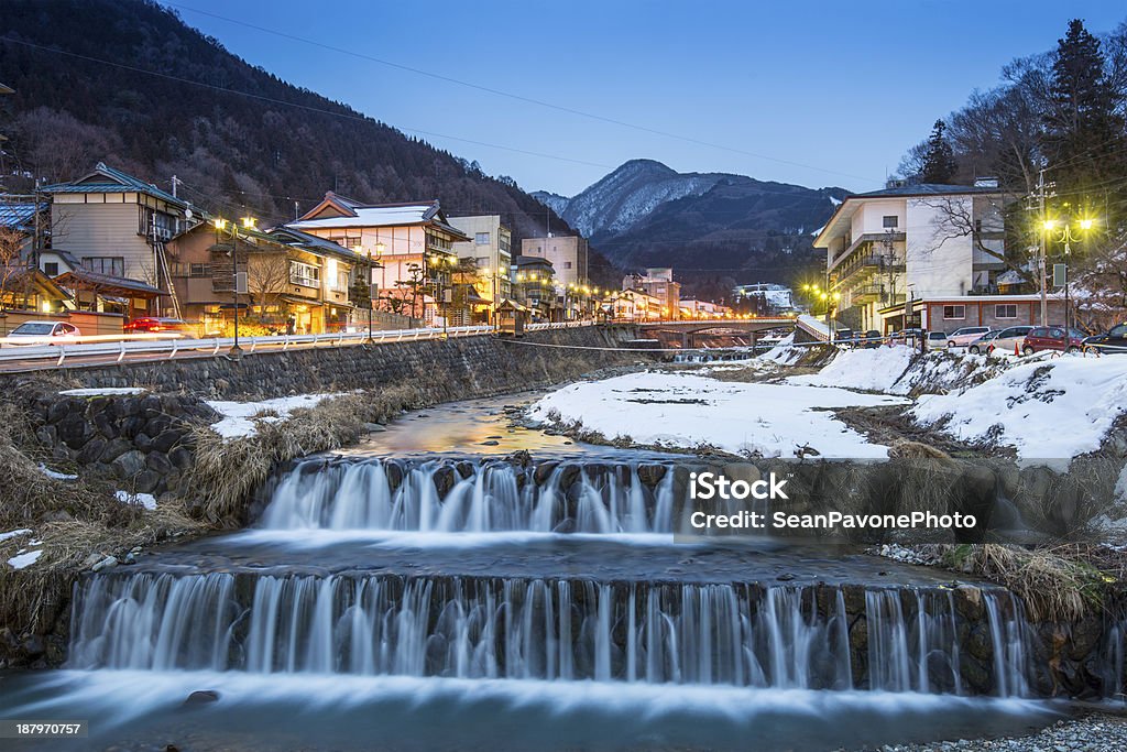 Shibu Onsen - Foto de stock de Fuente Termal libre de derechos