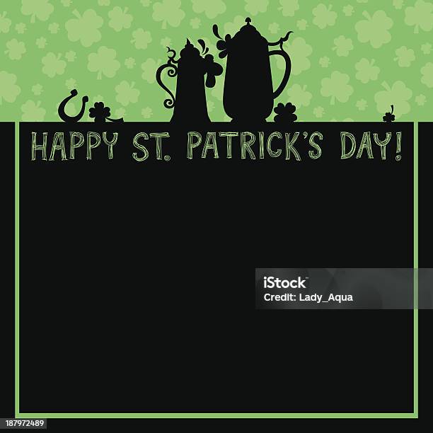 St Patricks Tag Hintergrund Stock Vektor Art und mehr Bilder von Bier - Bier, Bildhintergrund, Design