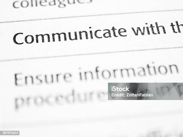 Communicate Stock Photo - Download Image Now - Agreement, Alphabet, Application Form